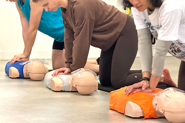 Onsite CPR course Perth by WJS Training at pilates studio, gyms, fitness, wellness centres.
