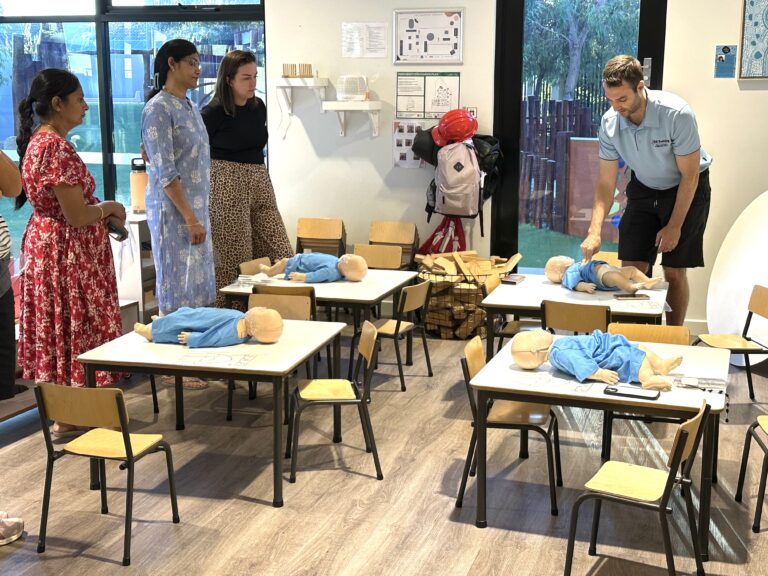 corporate first aid training including CPR for early childhood
