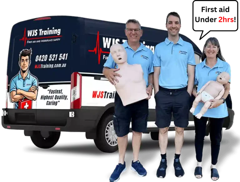 Onsite first aid training for businesses: we come to you. Mobile trainers.